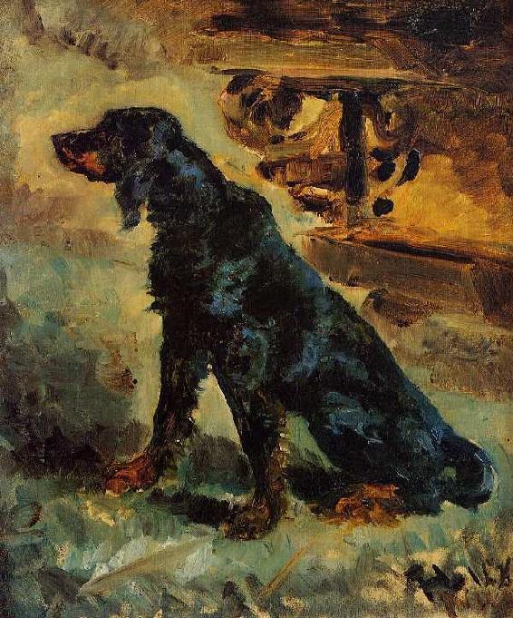 Dun a Gordon Setter Belonging to Comte Alphonse de Toulouse Lautrec 1881 - photo 15