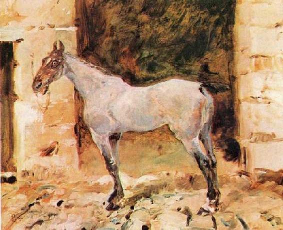 Tethered Horse c1881 The Falconer Comte Alphonse de Toulouse Lautrec 1881 - photo 20