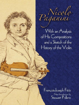 François-Joseph Fétis - Nicolo Paganini