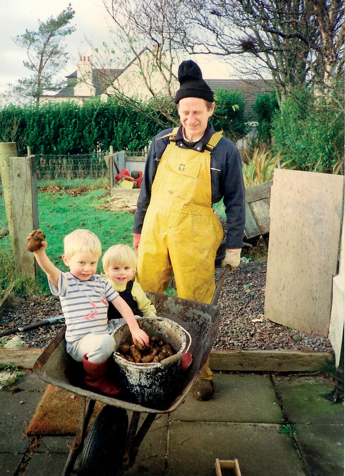 3 Me and wee sister in wheelbarrow wheeled by Dad in Dunvegan 4 Me - photo 5