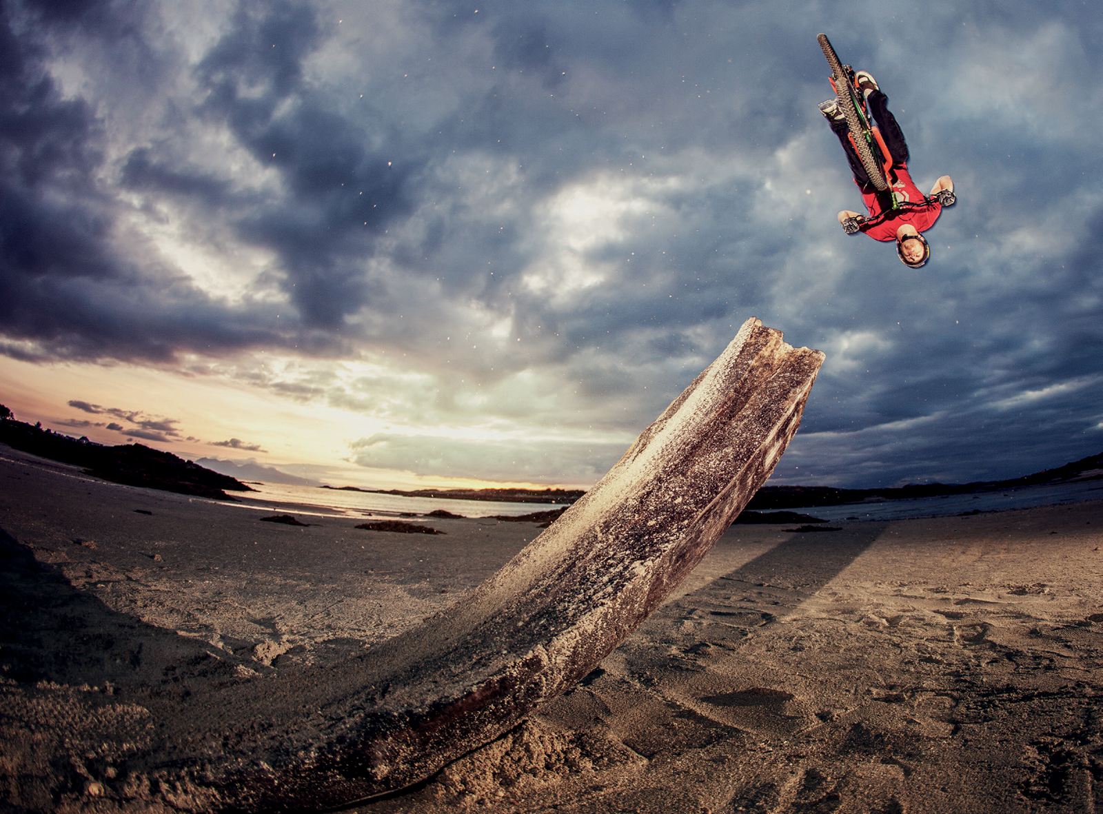 9 Back flip off driftwood Arisaig beach Scotland 10 Tyre-tapping old - photo 11