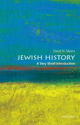 David N. Myers Jewish History: A Very Short Introduction