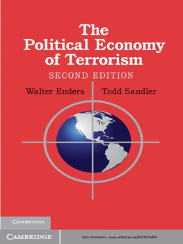 Walter Enders The Political Economy of Terrorism