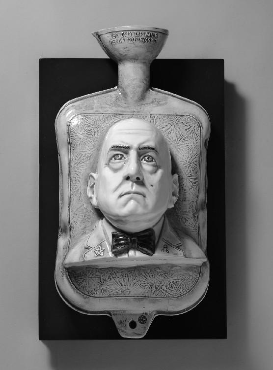 Charles Krafft Aleister Crowley Hot Water Bottle 2010 porcelain private - photo 1