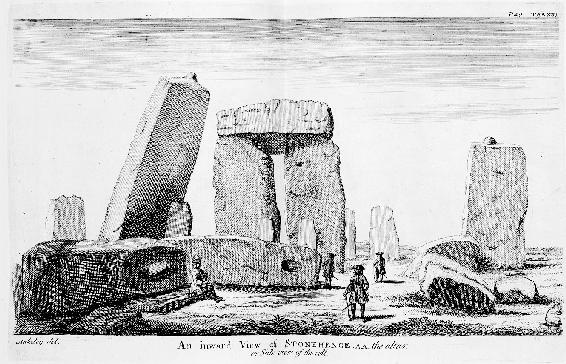 Drawing of one of the Stonehenge trilithons by William Stukeley 16871765 - photo 1