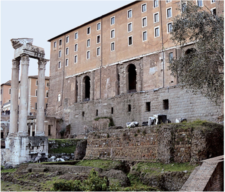 8 Temple of Concordia Augusta Rome The foundations to the right mark all - photo 10