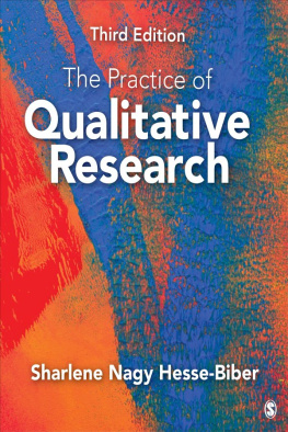 Sharlene Nagy Hesse-Biber - The Practice of Qualitative Research