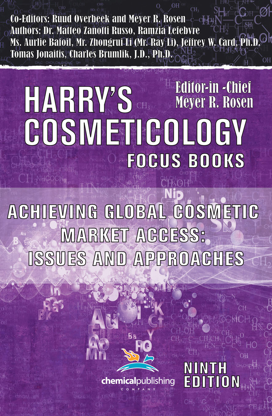 HARRYS COSMETICOLOGY 9TH EDITION FOCUS BOOKS Achieving Global Cosmetic Market - photo 1