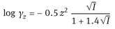 Gntelberg equation a activity b molality c molar concentration I ionic - photo 29