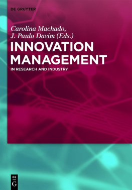 Machado Innovation Management: In Research and Industry