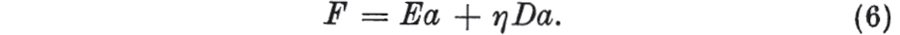 This is the relationship between force and extension for the Voigt element If - photo 10