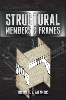 Galambos Structural members and frames