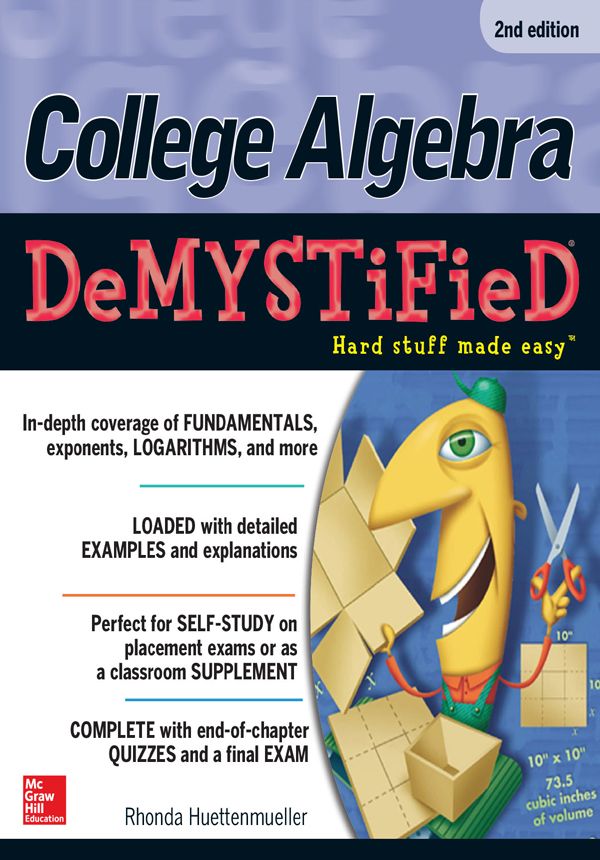 College Algebra DeMYSTiFieD DeMYSTiFieD Series Accounting Demystified - photo 1