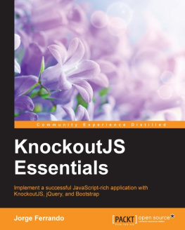 Jorge Ferrando - Knockout.JS Essentials