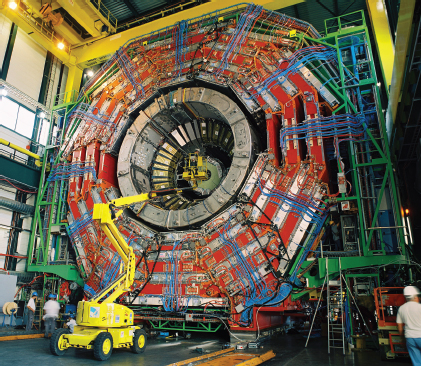 FIGURE 64 Top The CMS detector at CERN during construction Bottom Peter - photo 11