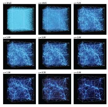 FIGURE 215 Computer simulation of galaxy formation starting from 100 million - photo 5