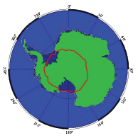 FIGURE 310 The path of the BOOMERANG satellite as it circumnavigated the South - photo 6