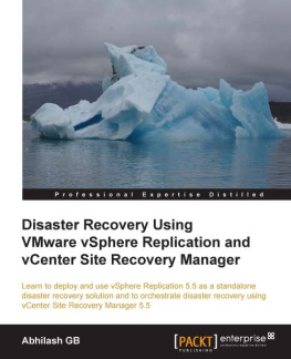 GB - Disaster Recovery Using VMware VSphere Replication and VCenter Site Recovery Manager