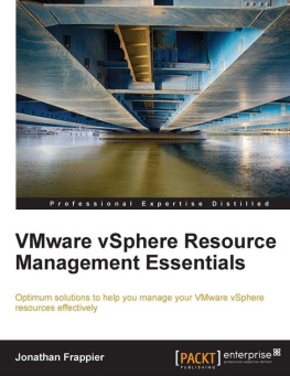 Frappier - VMware vSphere Resource Management Essentials