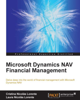 Lorente Cristina Nicolas - Microsoft Dynamics NAV financial management