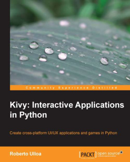 Rodríguez - Kivy: Interactive Applications in Python