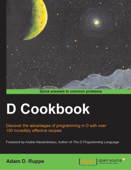 Ruppe - D Cookbook