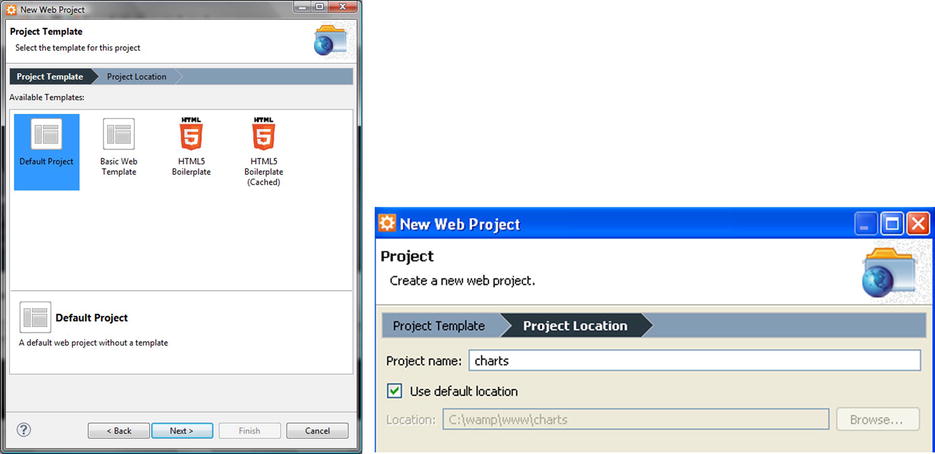 Creating a default project Completing the Workspace Once you have set the - photo 7