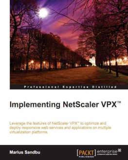 Sandbu - Implementing NetScaler VPXTM