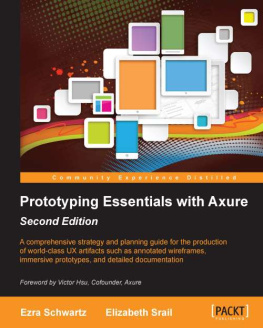 Schwartz Ezra - Axure RP7 Prototyping Essentials