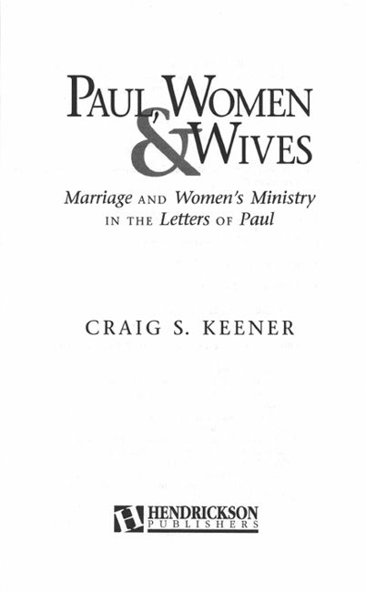 This book is dedicated to all our sisters in ministry especially those who - photo 1