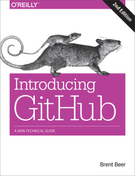 Brent Beer - Introducing GitHub: A Non-Technical Guide