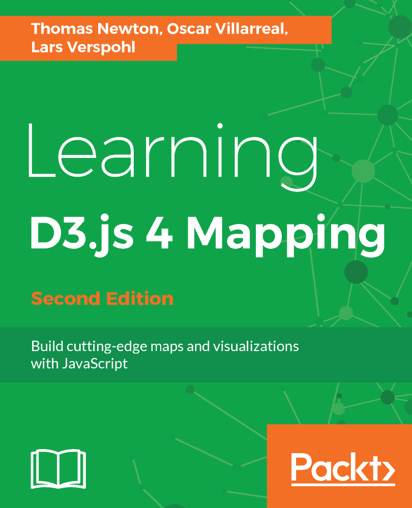 Learning D3js 4 Mapping Second Edition Build cutting-edge maps and - photo 1