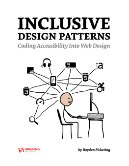 Heydon Pickering Inclusive Design Patterns