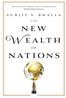 Surjit S. Bhalla The New Wealth of Nations