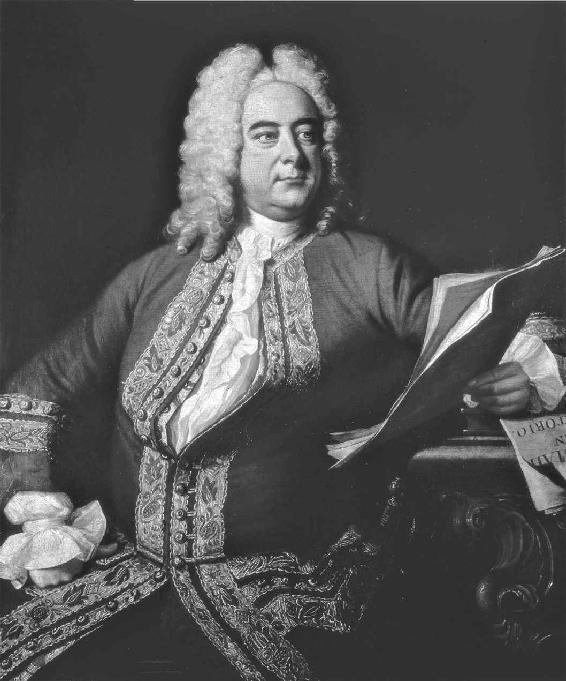 The sixty-four-year-old George Frideric Handel in 1749 corpulent and bewigged - photo 2