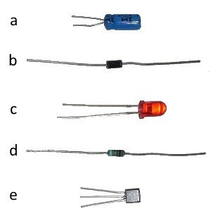 Figure 1 Photographs of common semiconductors a capacitor b diode c - photo 2