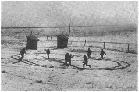 Rural children playing Cut the Pie Morton County North Dakota 1942 WPA - photo 2