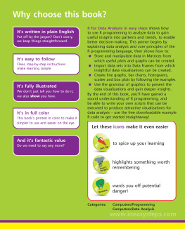 Mike McGrath - R for Data Analysis in easy steps: R Programming Essentials