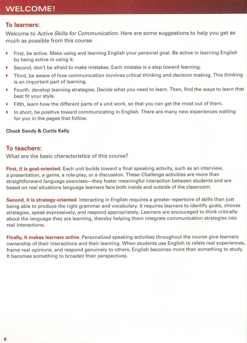 ACTIVE Skills for Communication 1 Student Text - photo 8