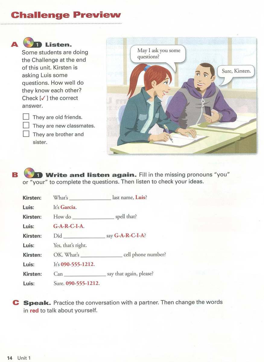 ACTIVE Skills for Communication 1 Student Text - photo 16