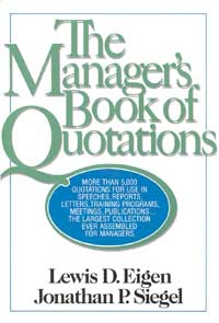 The Managers Book of Quotations - image 1