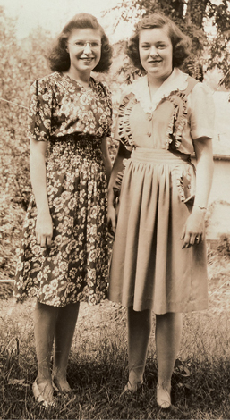 Virginia and Marjorie Williams Rachels nieces in 1942 Marjorie died at age - photo 7