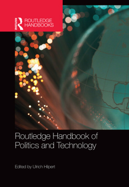 Ulrich Hilpert Routledge Handbook of Politics and Technology