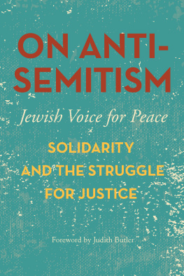 Jewish Voice for Peace - On Antisemitism: Solidarity and the Struggle for Justice