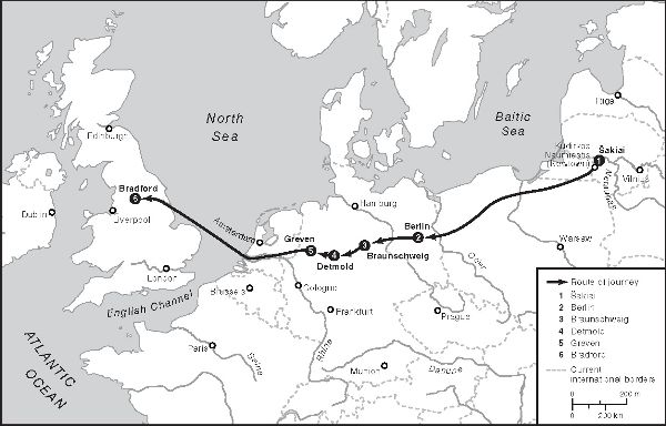 Anthonys journey from akiai to Bradford approximately two thousand kilometers - photo 3