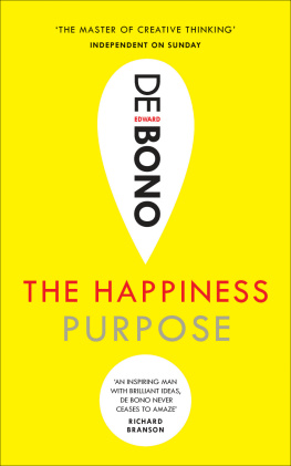 Edward de Bono The Happiness Purpose