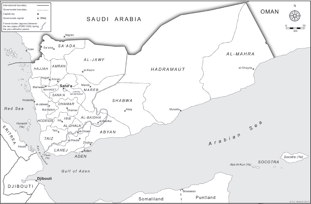 MAP OF YEMEN SHOWING ADMINISTRATIVE ENTITIES Glossary Akhdam also known as - photo 3