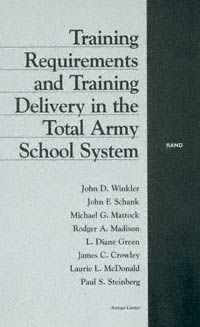 title Training Requirements and Training Delivery in the Total Army School - photo 1