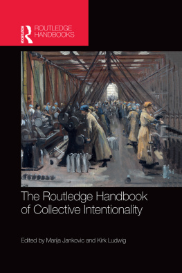 Marija Jankovic - The Routledge Handbook of Collective Intentionality