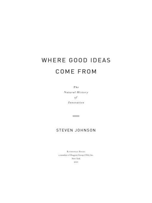 Table of Contents ALSO BY STEVEN JOHNSON Interface Culture How New - photo 1